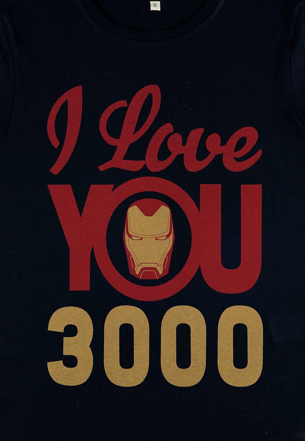 Marvel Damen T-Shirt XL Navy Blue, XL Navy Blue