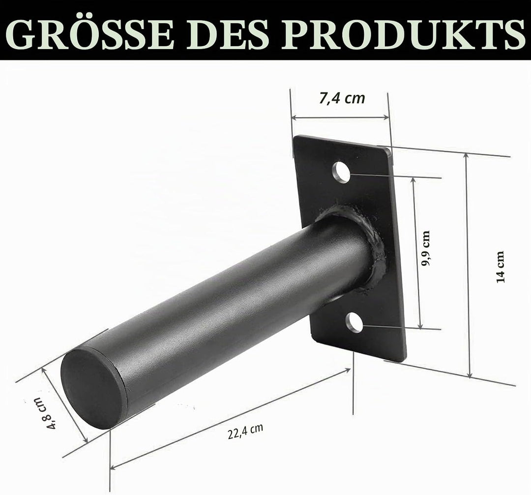 2 Stück Hantelscheibenständer, 50MM Hantelscheiben Halterung wandmontiert Wall Mounted Weight Plate