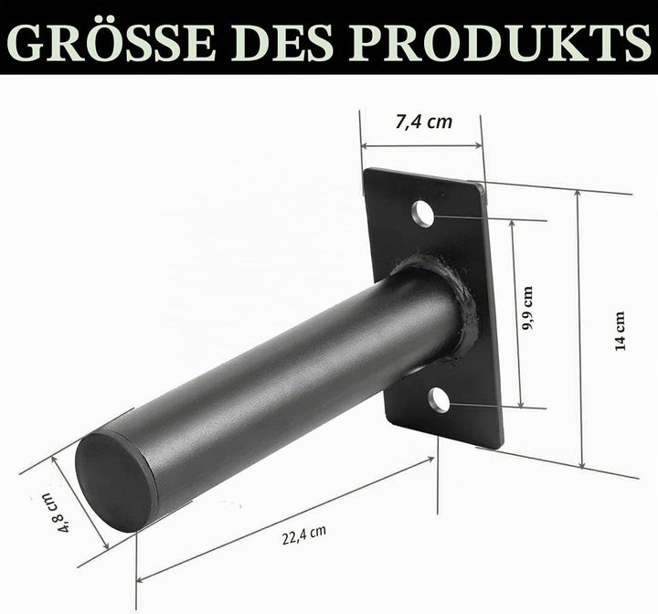2 Stück Hantelscheibenständer, 50MM Hantelscheiben Halterung wandmontiert Wall Mounted Weight Plate