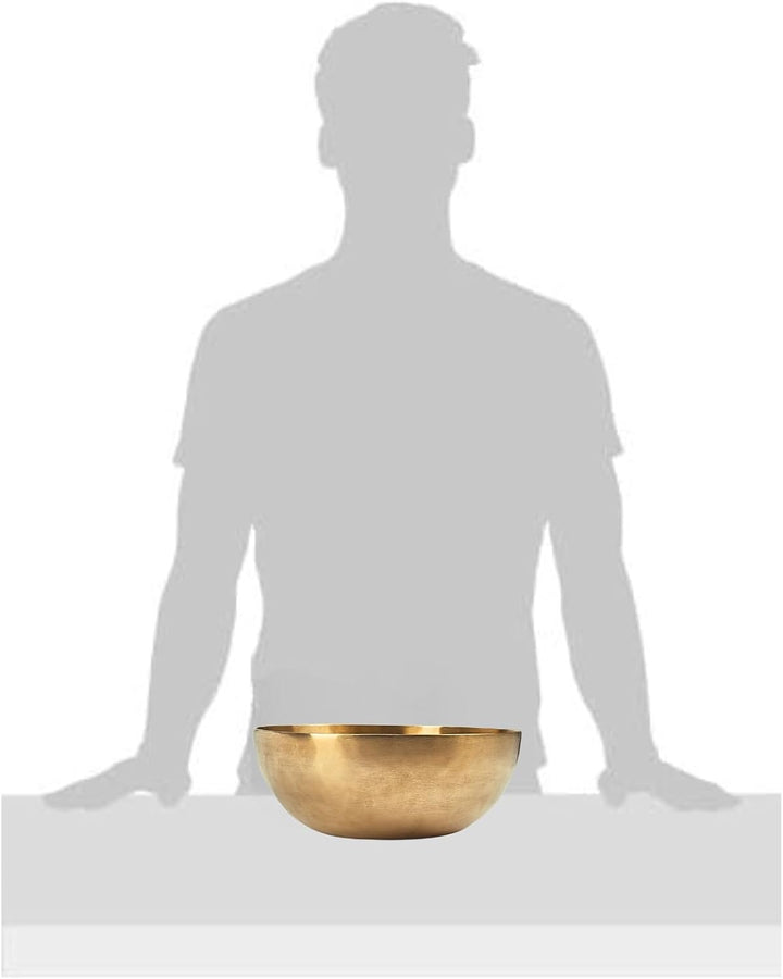 Peter Hess Therapieklangschale Universalschale (21 cm, 900 g) Klangschale mit Filzschlägel und Unter