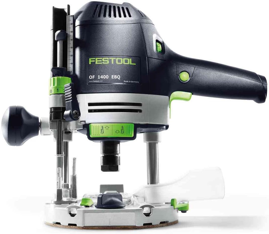 FESTOOL 574398 Oberfräse OF 1400 OF 1400 EBQ-Plus + Box-OF-S 8/10x HW