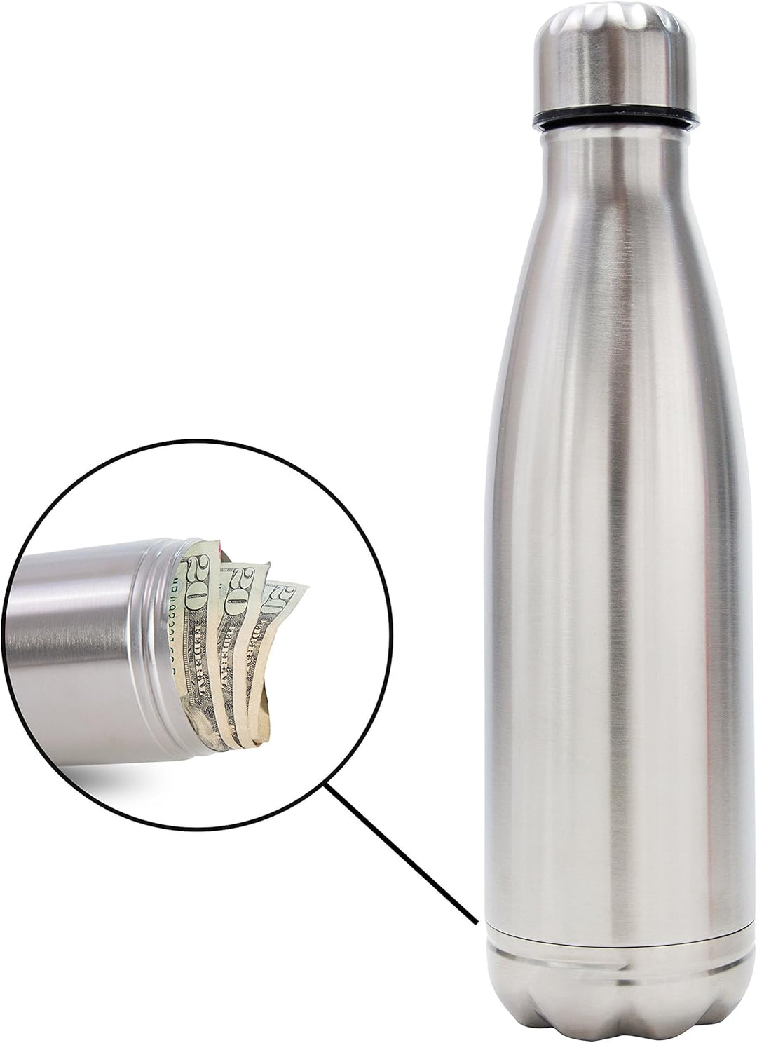 Stash-it Diversion Wasserflasche aus Edelstahl mit verstecktem Platz für diskreter Köder, für Reisen
