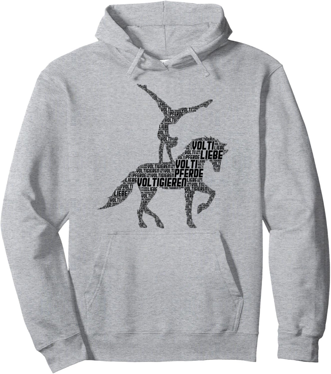 Voltigieren Volti Reiterin Pferde Mädchen Frauen Pullover Hoodie