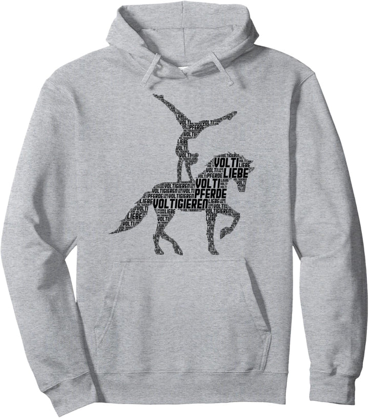 Voltigieren Volti Reiterin Pferde Mädchen Frauen Pullover Hoodie