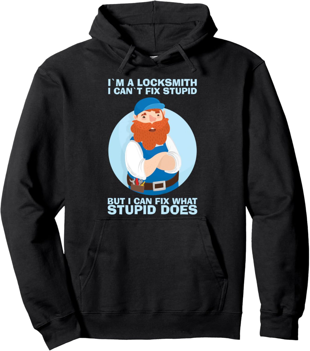 Schlüsseldienst Schlosser Schlüssel Schlüsselnotdienst Pullover Hoodie