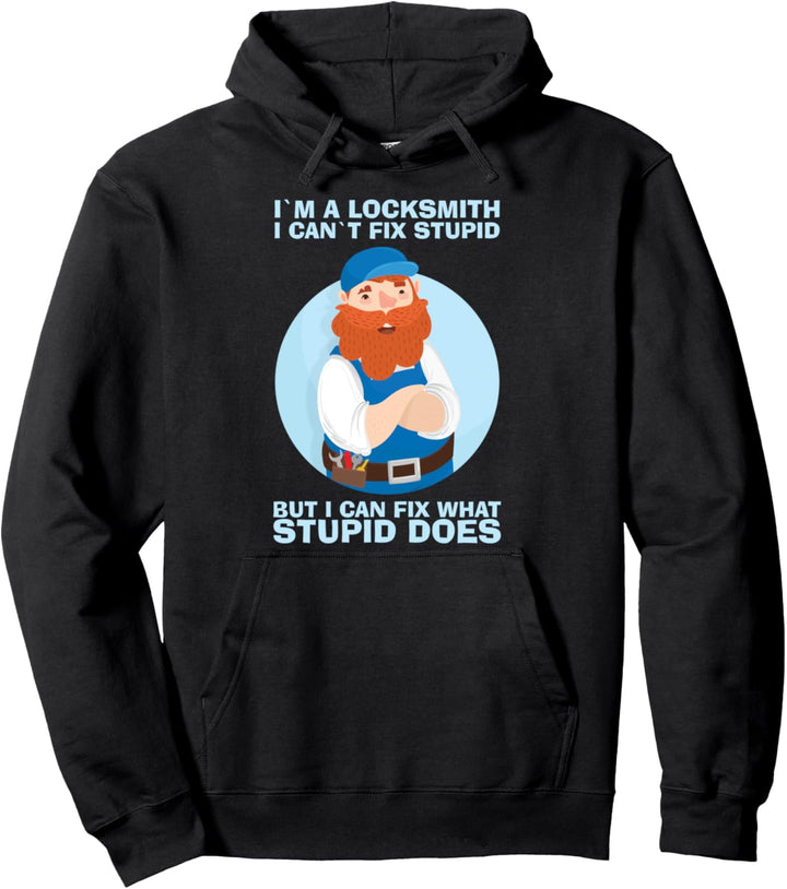 Schlüsseldienst Schlosser Schlüssel Schlüsselnotdienst Pullover Hoodie
