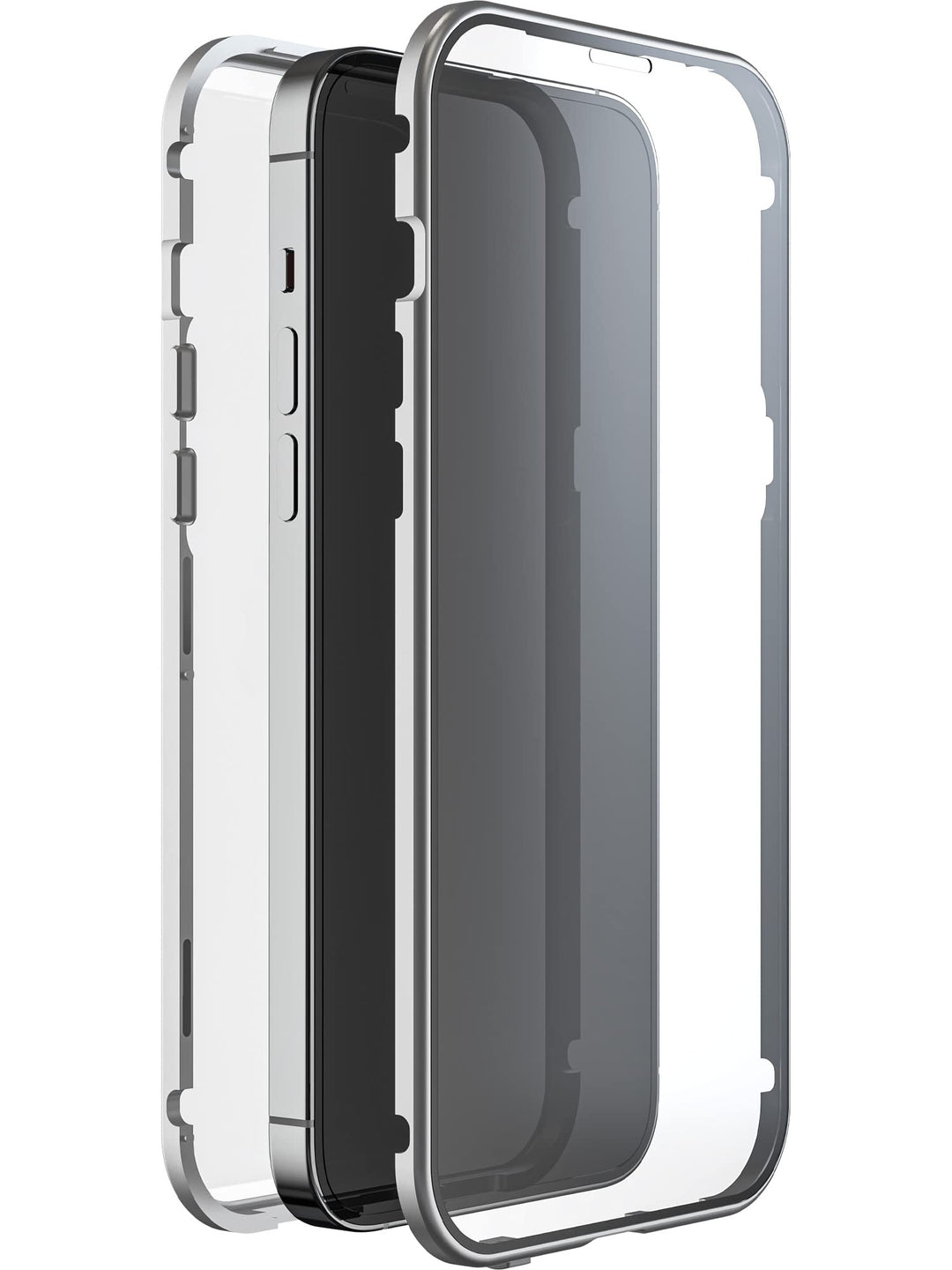 Black Rock - Hülle 360 Grad Glass Case Passend für Apple iPhone 14 Plus I Handyhülle, Magnet Verschl