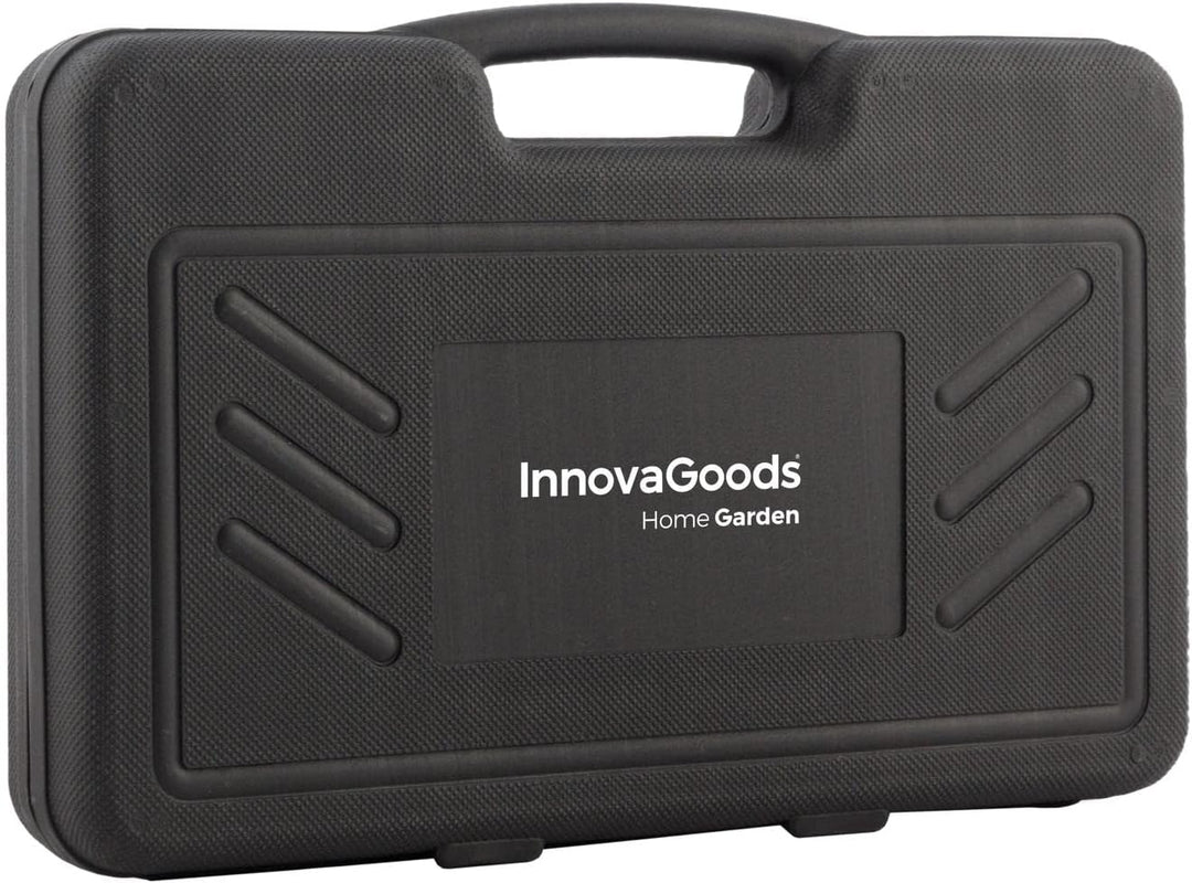 InnovaGoods Unisex – Erwachsene Ig116868 Grillkoffer, Schwarz/Orange, Einheitsgrösse