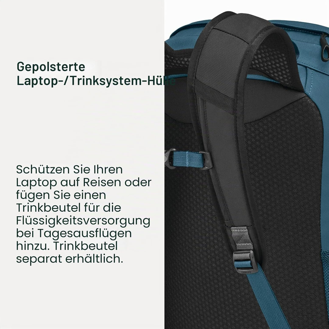 Osprey Farpoint Unisex Reiserucksack Modern und lebendig Zircon Red, Modern und lebendig Zircon Red