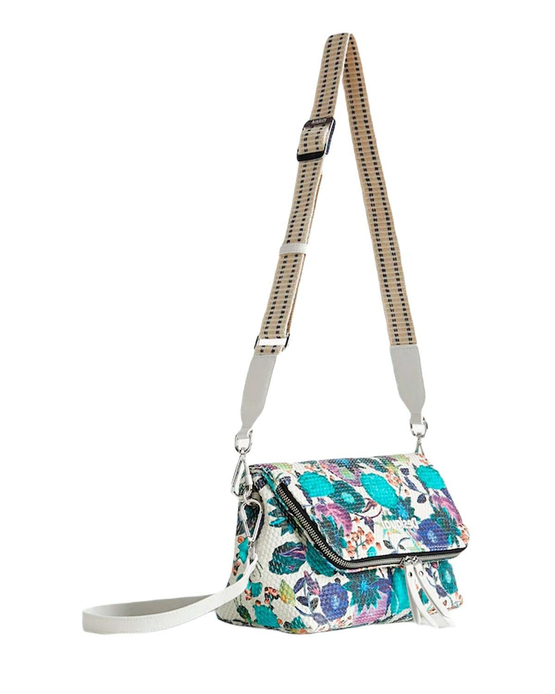 Desigual Womens BOLS_ETEREA Blue VE Across Body Bag