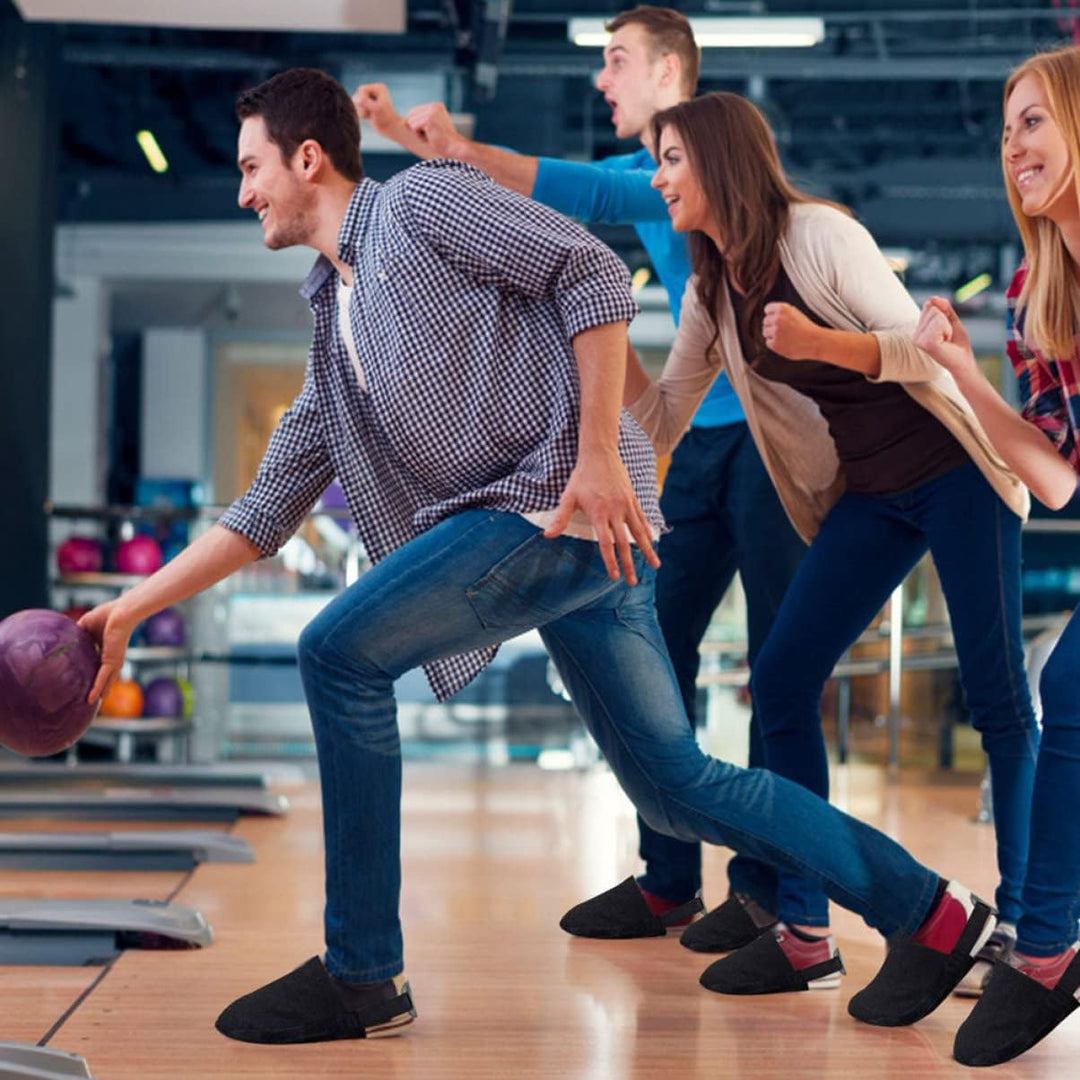 YARNOW 1 Paar Bowlingschuhüberzüge Bowling-Rutschmatte Bowlingschuh-Slider Bowlingschuhe Überschuhe