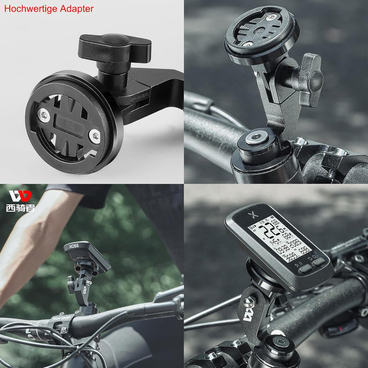 KMRDND Vorbau Kappe Fahrrad Computer Halterung für Garmin Edge 130, 530, 540, 800, 830, 840, 1000,10