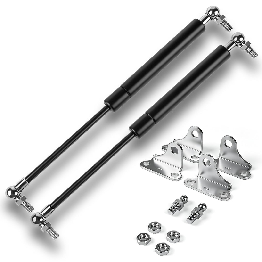 OTUAYAUTO 2 Stück Gasdruckfeder 300mm 110mm 200N, Universal Gasdruckdämpfer mit Kompressionsfeder Be