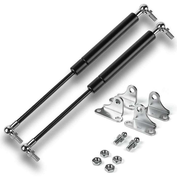OTUAYAUTO 2 Stück Gasdruckfeder 300mm 110mm 200N, Universal Gasdruckdämpfer mit Kompressionsfeder Be