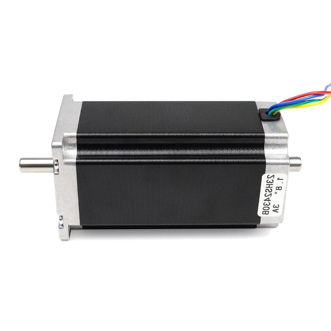 RATTMMOTOR Schrittmotor 3 Stück Nema 23 Stepper Motor, Doppelwelle 4 Drähte Stepping Motor 2.8Nm (42