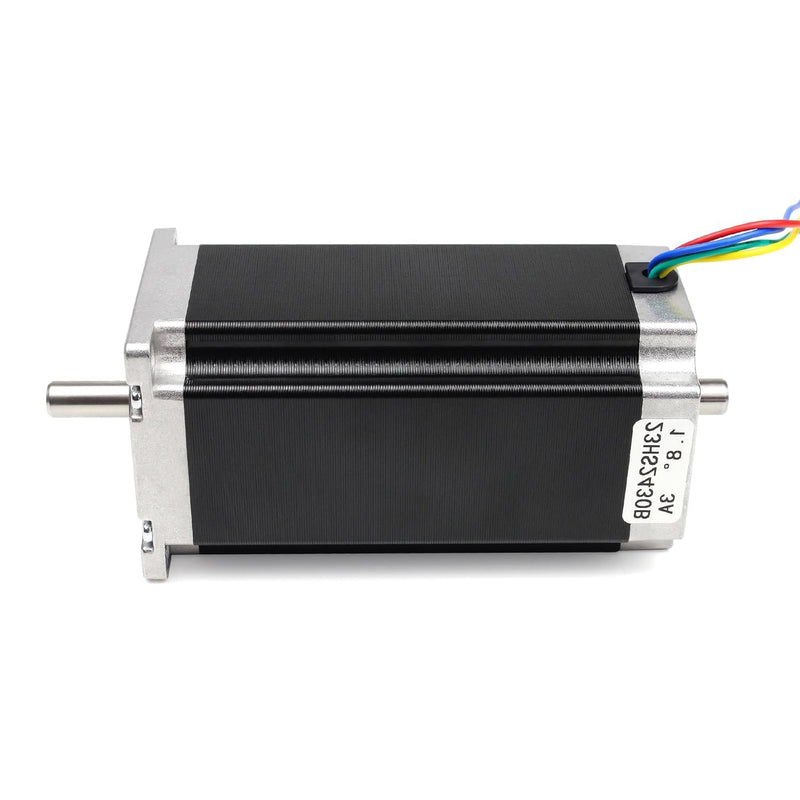 RATTMMOTOR Schrittmotor 3 Stück Nema 23 Stepper Motor, Doppelwelle 4 Drähte Stepping Motor 2.8Nm (42