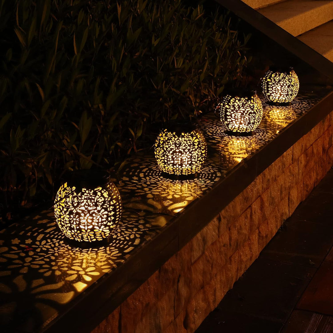 Solarlaterne für Aussen, BrizLabs LED Solarlampen für Garten Laterne Outdoor Warmweiss IP65 Wasserdi