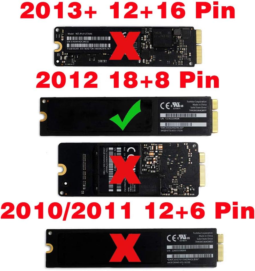 KALEA-INFORMATIQUE Kompatibles externes Gehäuse für Mac Air 2012 SSDs zu USB3 (USB 3.0 SUPERSPEED) f