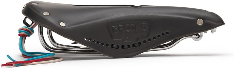 Brooks Saddles Imperial B17 Standard Fahrradsattel mit Loch und Schnürsenkeln (Herren) Schwarz, Schw