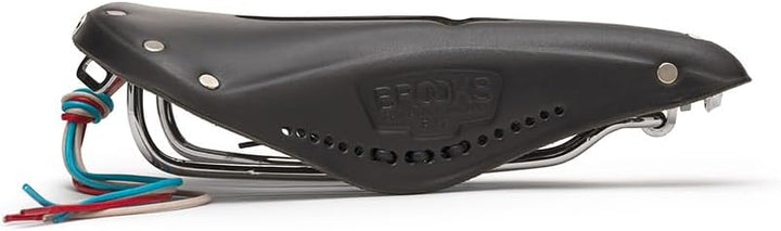 Brooks Saddles Imperial B17 Standard Fahrradsattel mit Loch und Schnürsenkeln (Herren) Schwarz, Schw