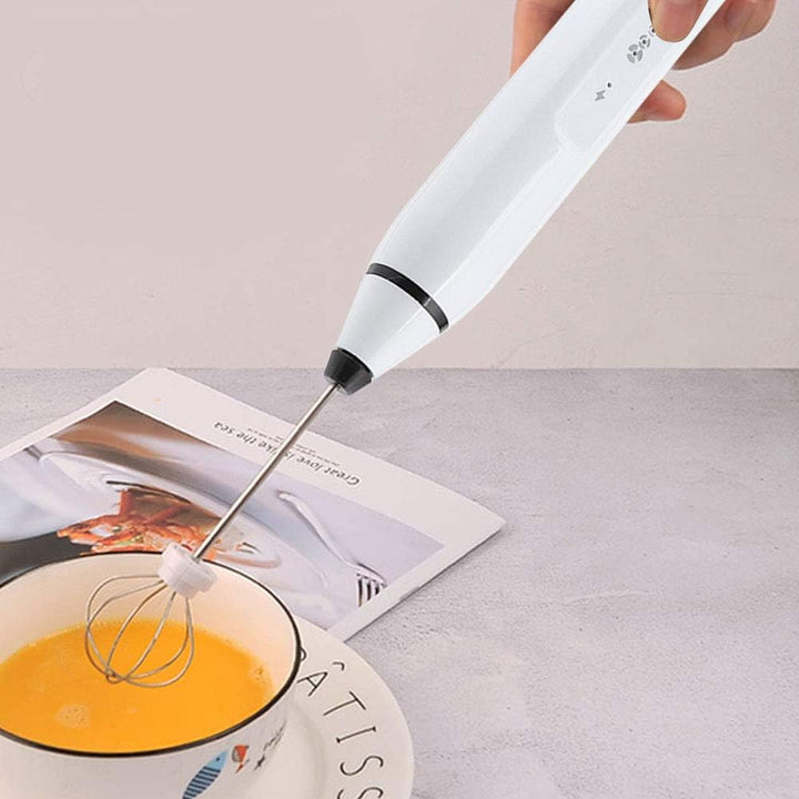 USB Milchaufschäumer Elektrisch Kabellos für Kaffee Milchschäumer Mini Mixer Küchengerät für Zuhause