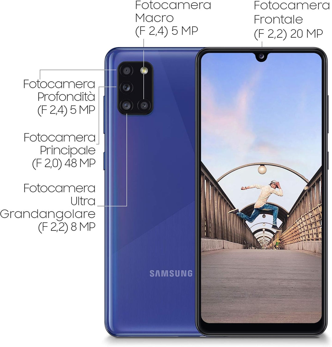 Samsung Galaxy A31 4GB/64GB Azul Dual SIM A315, Blau