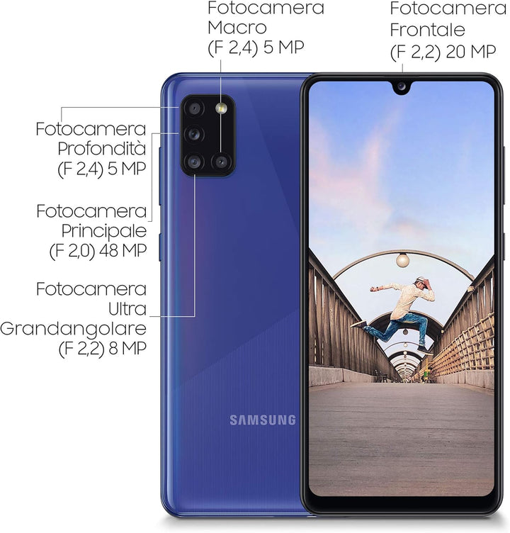 Samsung Galaxy A31 4GB/64GB Azul Dual SIM A315, Blau