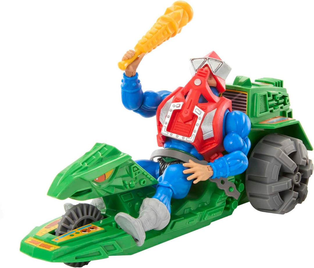 Masters of the Universe Origins Fahrzeug und Actionfigur Ground Ripper und Mekaneck, inspiriert von
