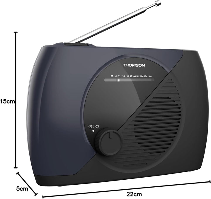 Tragbarer CD-Player Thomson – USB/BT Blau