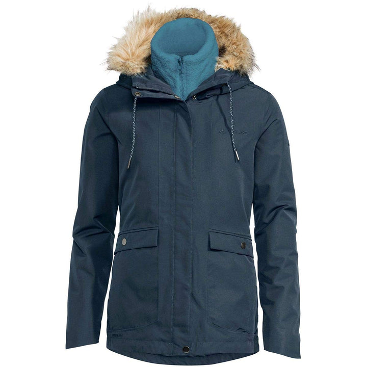 VAUDE Damen Kilia 3in1 Doppeljacke 42 steelblue, 42 steelblue