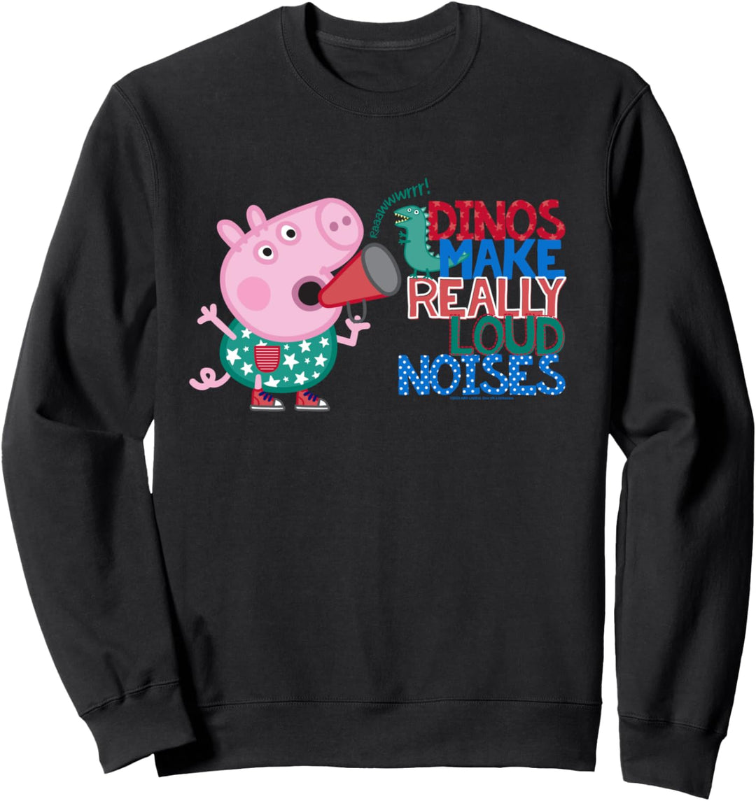 Peppa Wutz George Pig Dinos Make Really Loud Noises Sweatshirt