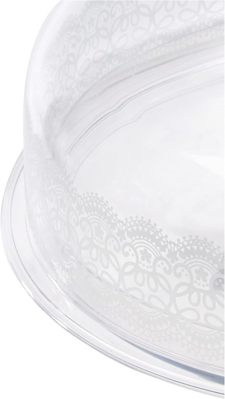 Cosmoplast S.P.A 6425 Tortenplatte Cosmopl.26 cm Home BCO 1397, Mix, transparent