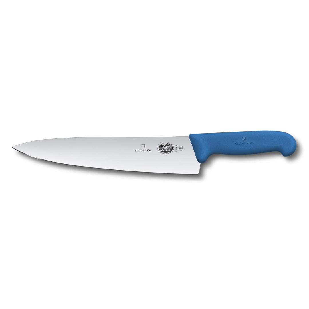 Victorinox Fibrox Kochmesser, Breites Universalmesser für Fleisch, Fisch, Gemüse und Kräuter, 25 cm,