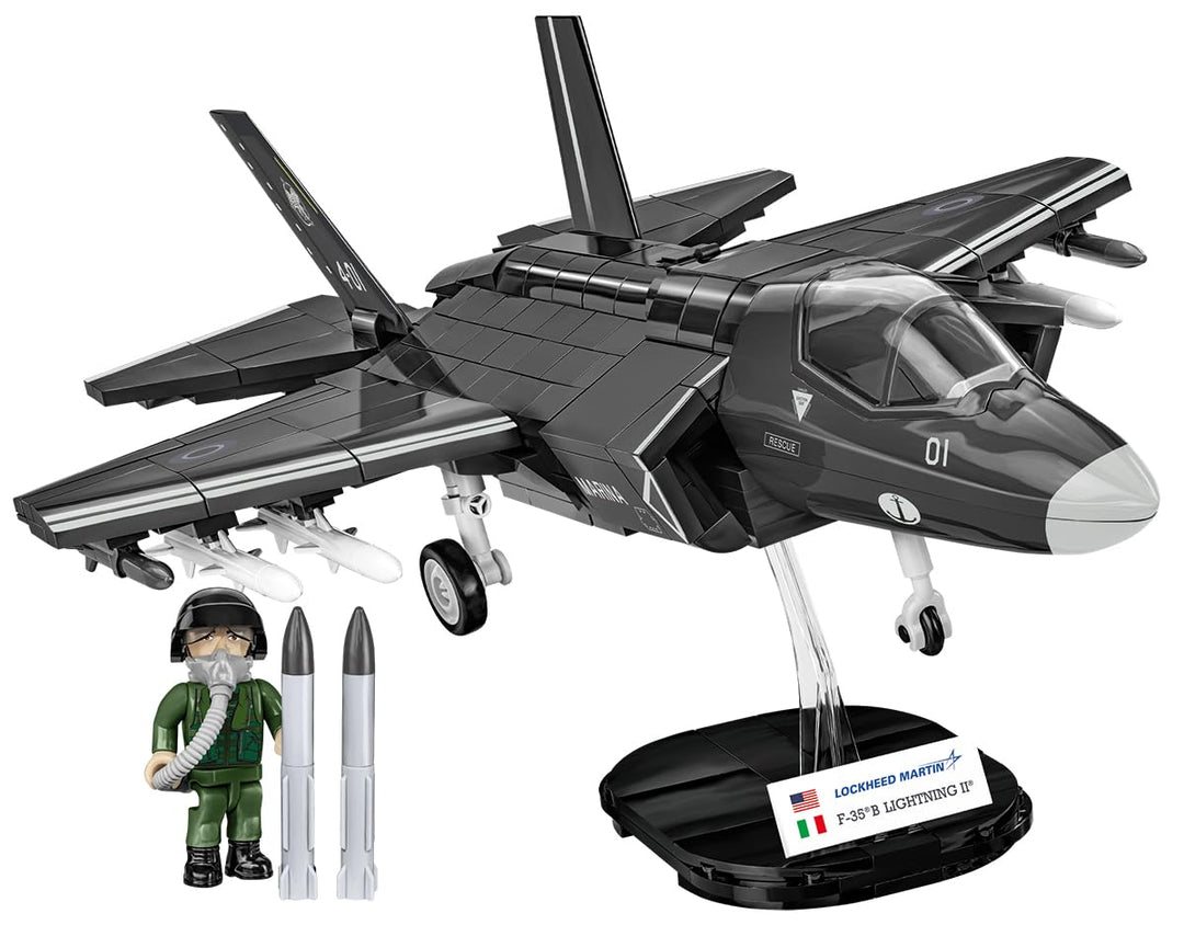 COBI.Bike F-35B STOVL Lightning II, Grau Metallisch