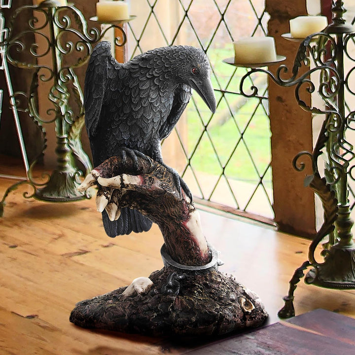 Design Toscano Des Raben Stange, Zombie-Statue Zombie-Hand, Zombie-Hand