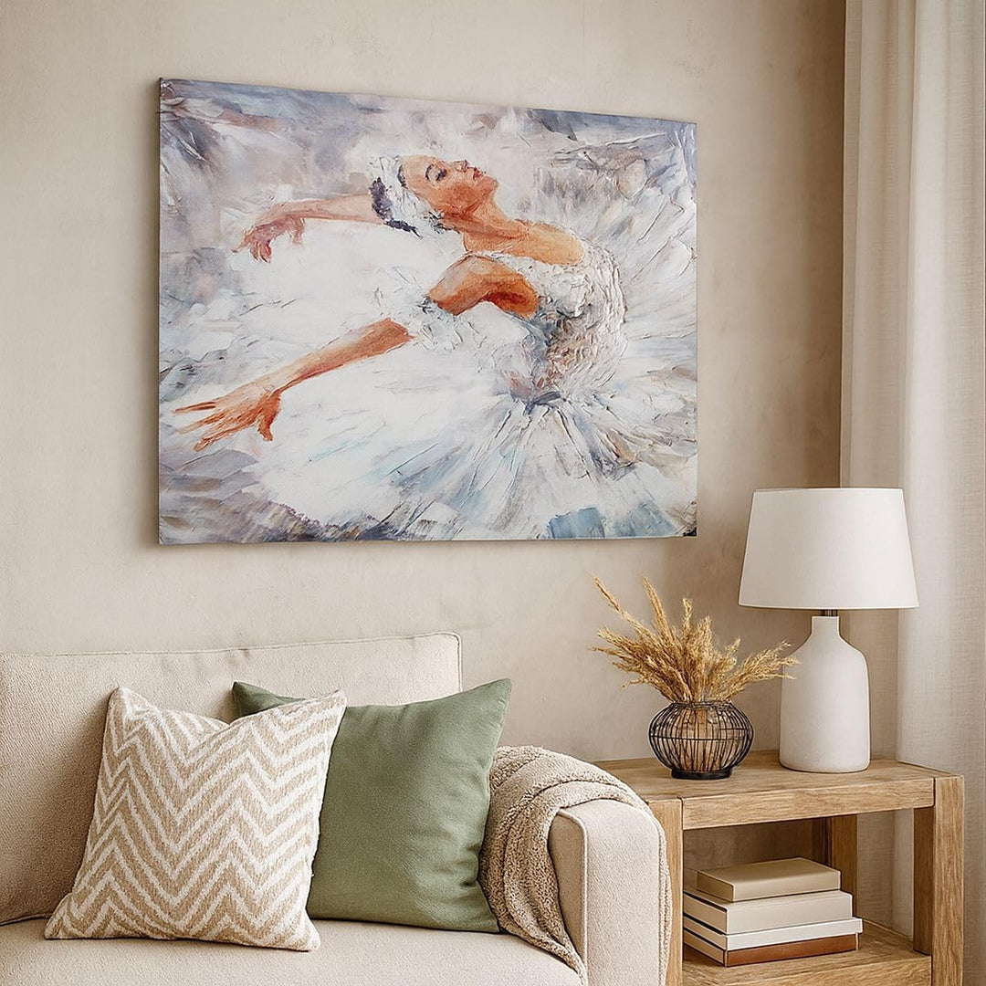 Bilder auf Leinwand Frau Tanz Ballett Körper Leinwandbild 70x50cm Wandbilder Dekoration Wohnzimmer S