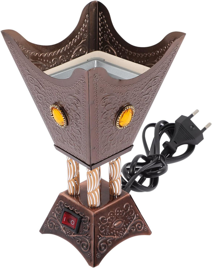 STOBOK Bakhoor Brenner Elektrischer Brenner Oud Weibischsee Brenner - Censerhalter Antiquitäten Bakh