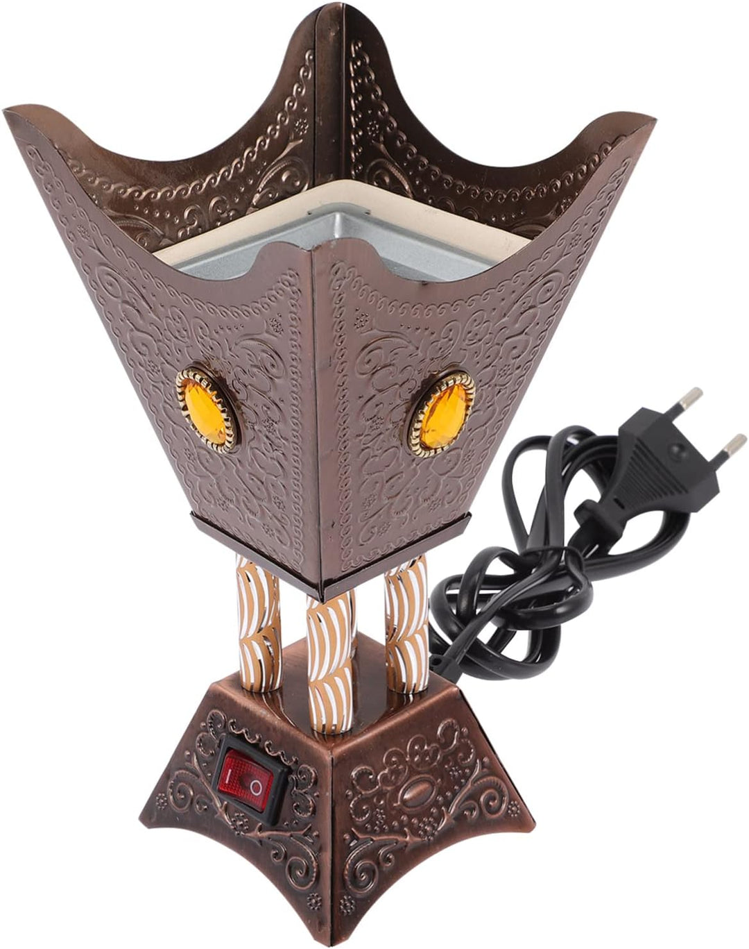 STOBOK Bakhoor Brenner Elektrischer Brenner Oud Weibischsee Brenner - Censerhalter Antiquitäten Bakh