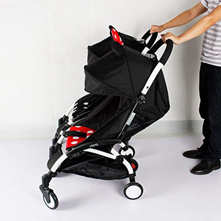 ALEOHALTER Kinderwagen-Verbindungsstücke, 3 Stück, universeller Zwillingskinderwagen-Anschluss für K