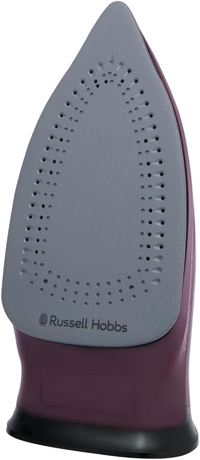 Russell Hobbs Dampfbügeleisen, Keramik-Antihaft-Bügelsohle,195g Dampfstoss, 50g variabler Dampf, 380