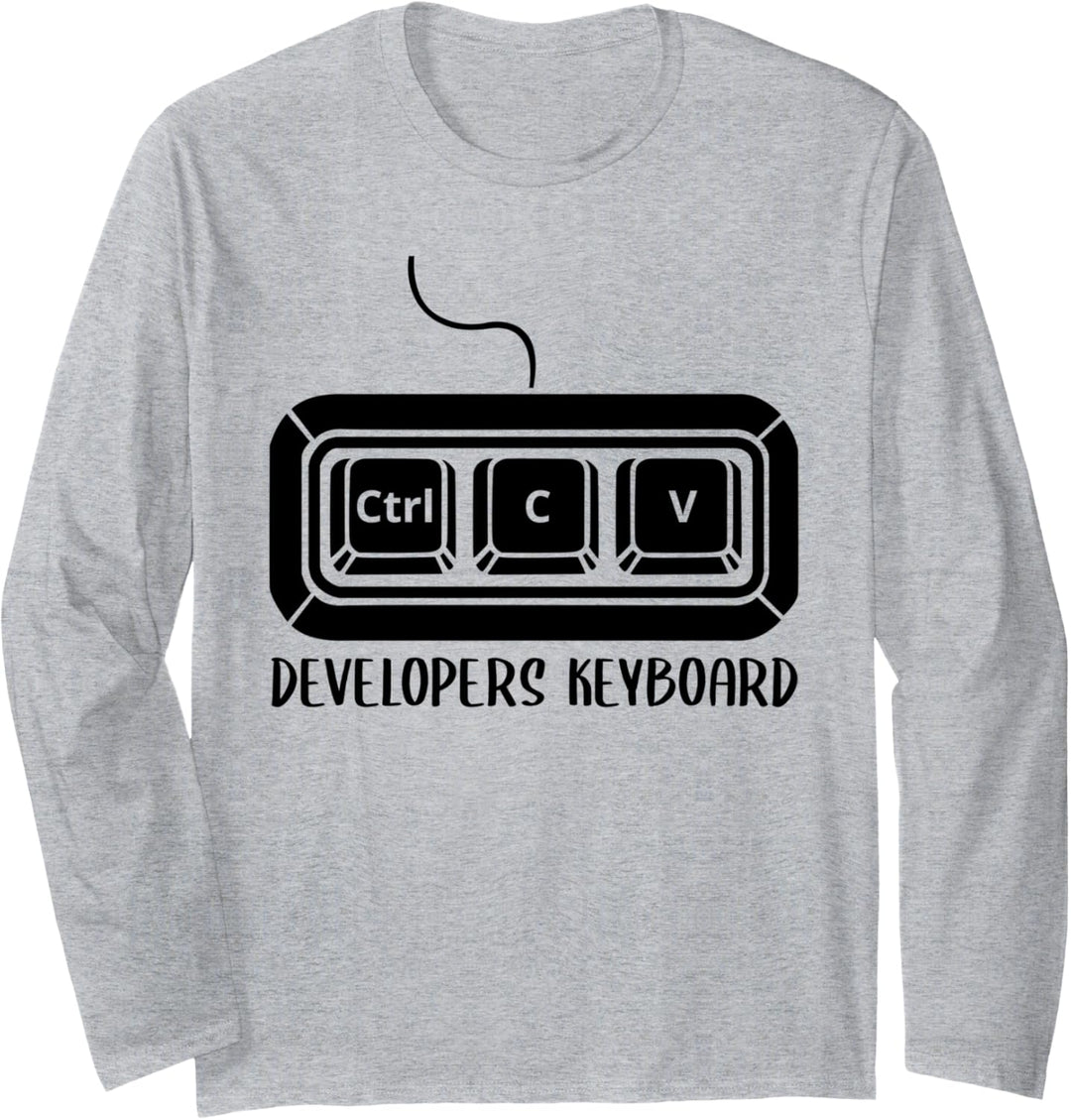 "Developopers Keyboard" Funny Programmer Admin Langarmshirt