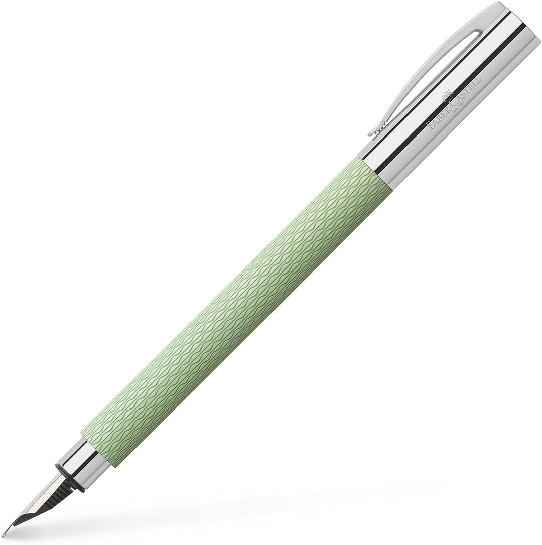 Faber-Castell 147012 - Füller Ambition OpArt, Feder EF, mint green, 1 Stück