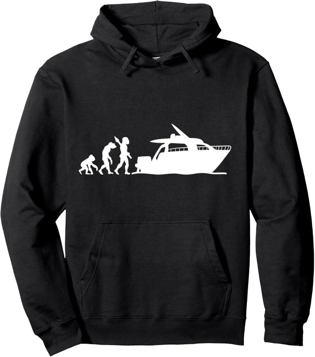 Yacht Boot Schiff Kapitän Motoryacht Evolution Fun Lustig Pullover Hoodie