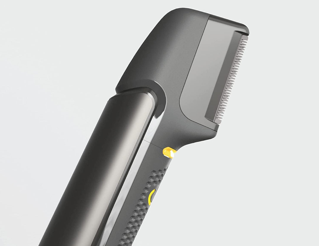 MICROTOUCH - Haar- und Körpertrimmer, kabellos, vielseitig einsetzbar – 5 Aufsätze + 2 Batterien + 1