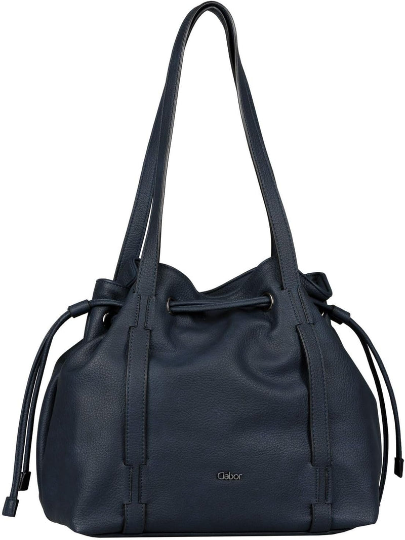 Gabor bags Malu Damen Shopper Umhängetasche Reissverschluss 34 x 18,5 x 29 Dark Blue, 34 x 18,5 x 29