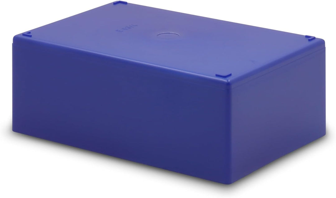 1a-TopStore 25 Stück Einsatzkasten Serie E63/4, blau, 162x108x63 mm, aus Polystyrol, Industrienorm,