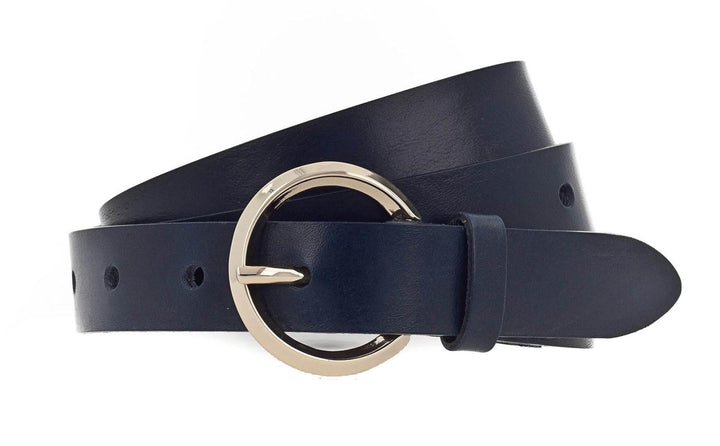 Vanzetti 25mm Leather Belt W85 Marine