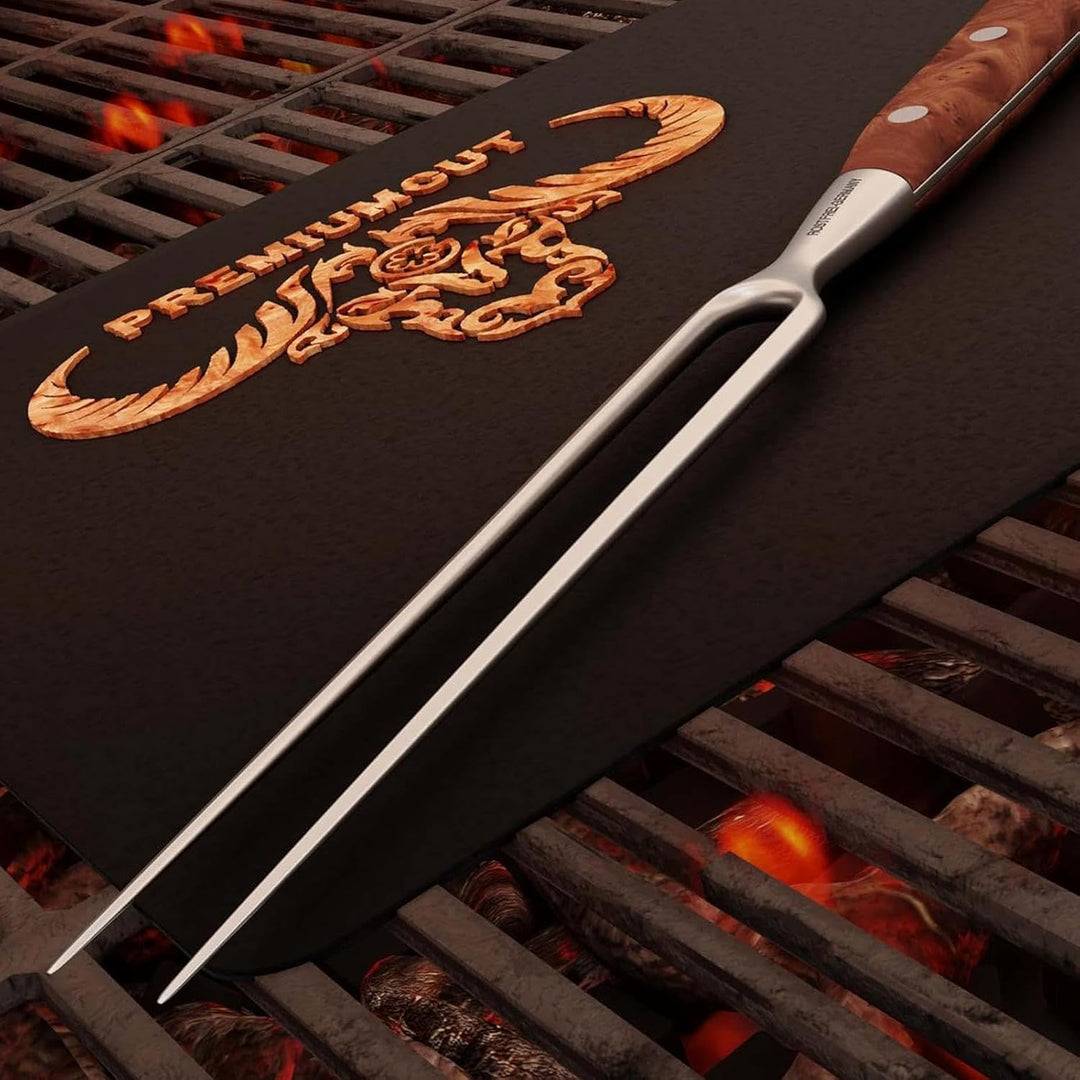 GIESSER seit 1776 - Made in Germany - Tranchiergabel 21 cm Tree of Life, PremiumCut Fork No 1, Fleis