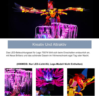 Led Licht Set für Lego 75574 Avatar Toruk Makto und der Baum der Seelen, Led Beleuchtungs Set für Le