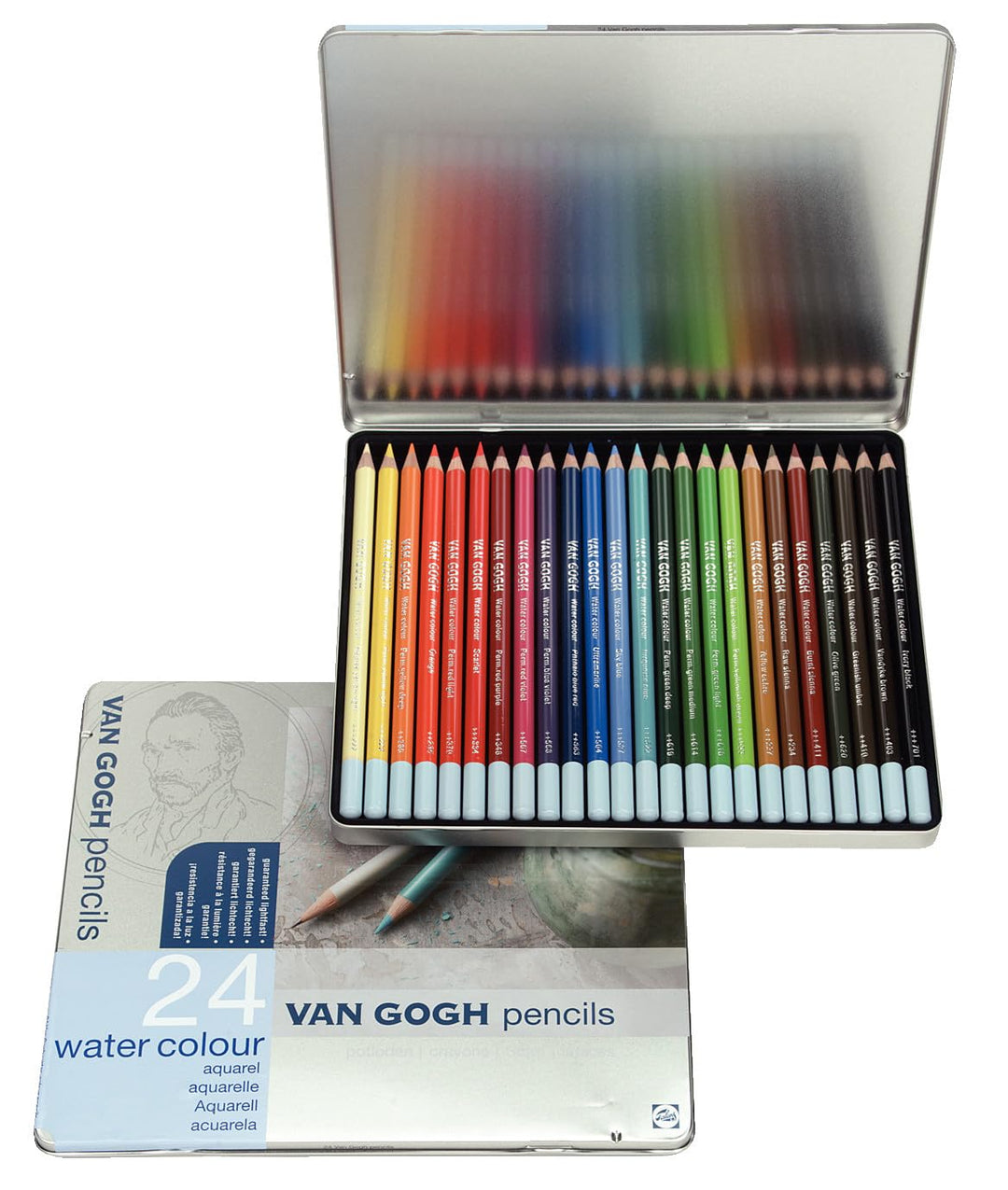 24 Farben Sesetto Van Gogh Aquarellstift (Metall verkleidet) (Japan Import/Das Paket und das Handbuc